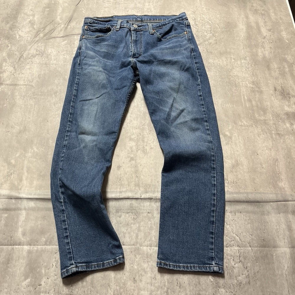 Levis 511 Jeans Mens 34x30 Blue Slim Tapered Leg Denim Dark Wash Casual Pants